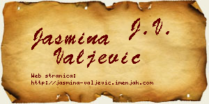 Jasmina Valjević vizit kartica